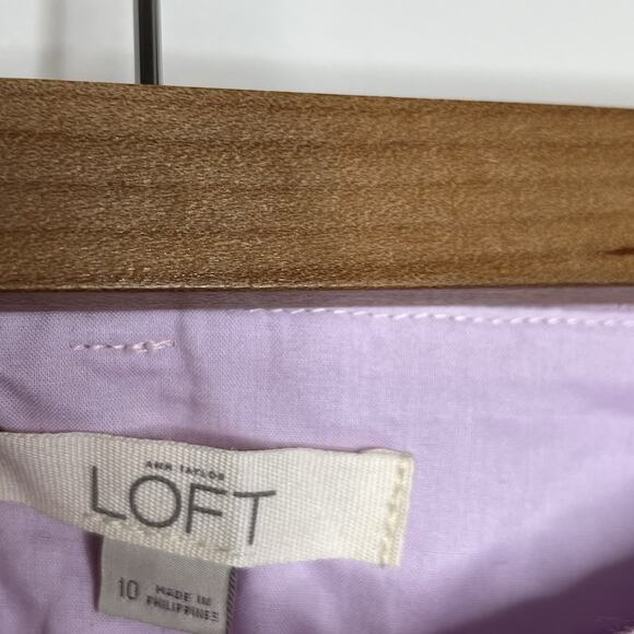 Loft Eyelet Shorts Lavender Womens 10 Cottagecore Fairy Romantic Twee Pastel - Picture 4 of 8